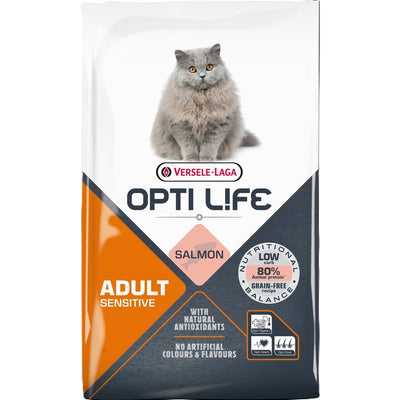 Versele Laga Opti Life Cat Adult Sensitive Grain Free Salmon 7.5kg Versele Laga Opti Life