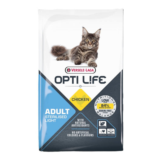 Versele Laga Opti Life Cat Adult Sterilised/Light Grain Free Chicken 7.5kg Versele Laga Opti Life