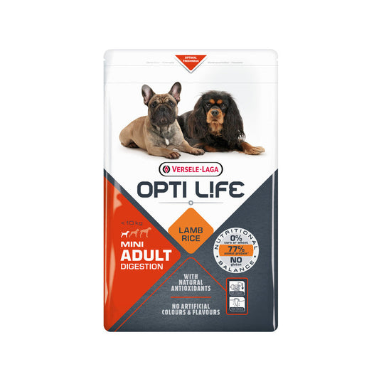 Versele Laga Opti Life Adult Digest Mini Lamb 2.5kg x 4 Versele Laga Opti Life