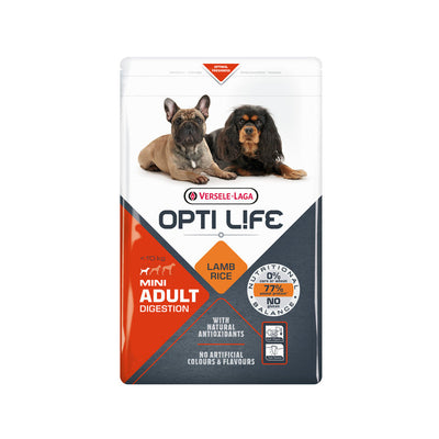 Versele Laga Opti Life Adult Digest Mini Lamb 2.5kg x 4 Versele Laga Opti Life