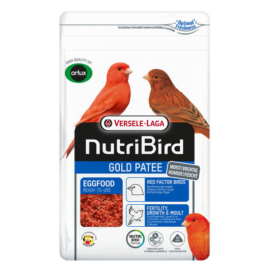 Versele Laga NutriBird Gold Patee Red Factor Birds 1kg Versele Laga NutriBird