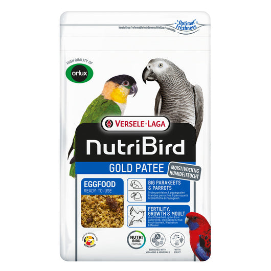 Versele Laga NutriBird Gold Patee Big Parakeets & Parrots 1kg Versele Laga NutriBird