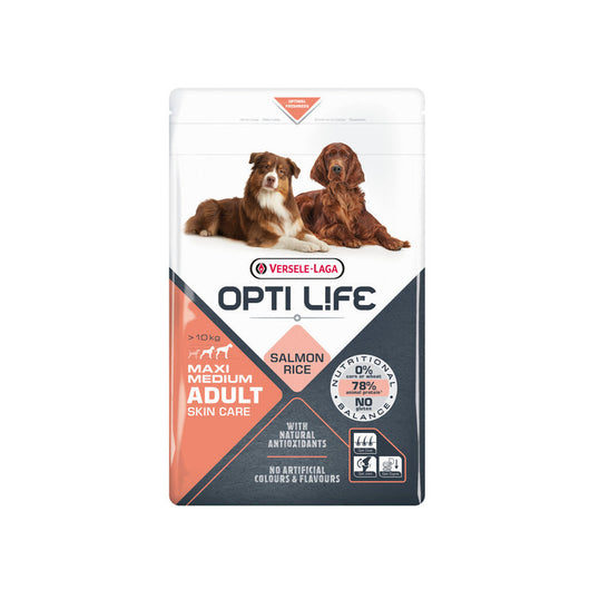 Versele Laga Opti Life Adult Skin Care Medium/Large Salmon 12.5 kg Versele Laga Opti Life