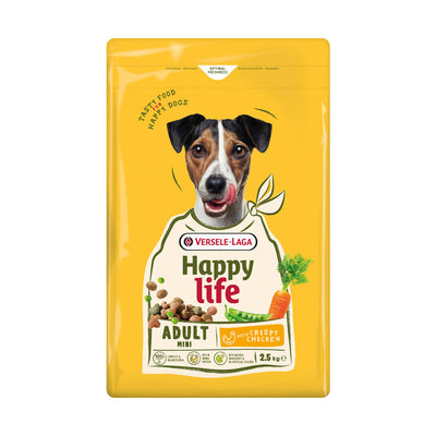 Versele Laga Happy Life Adult Mini with Chicken 2.5kg x 4 Versele Laga Happy Life