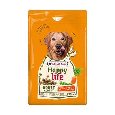 Versele Laga Happy Life Adult with Beef Flavour 2.5kg x 4 Versele Laga Happy Life