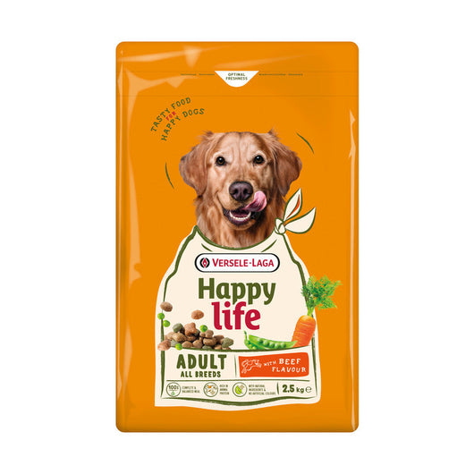 Versele Laga Happy Life Adult with Beef Flavour 2.5kg x 4 Versele Laga Happy Life