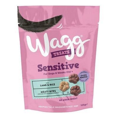 Wagg Sensitive Meaty Bites with Lamb & Rice Treats125g x 7 Wagg