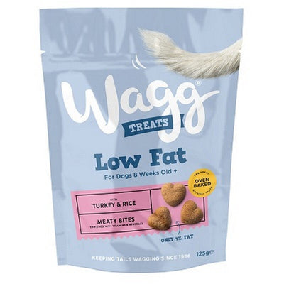Wagg Low Fat Turkey & Rice Treats 125g x 7 Wagg