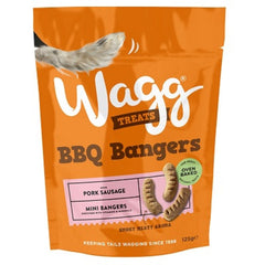 Wagg BBQ Banger Mini Bangers Treats 125g x 7 Wagg