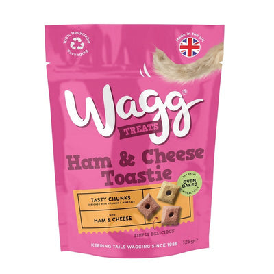 Wagg Ham & Cheese Toastie Tasty Chunks 125g x 7 Wagg
