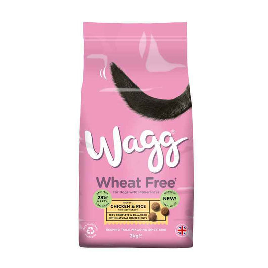 Wagg Adult Wheat Free Chicken & Rice 2kg x 4 Wagg