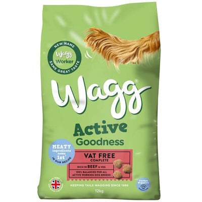 Wagg Active Goodness Adult Beef & Veg 12kg Wagg