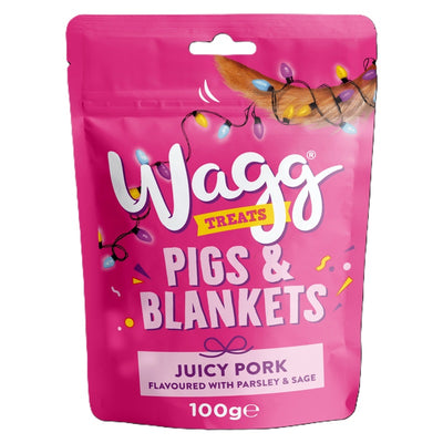Wagg Christmas Pigs & Blankets Treats 100g x 7