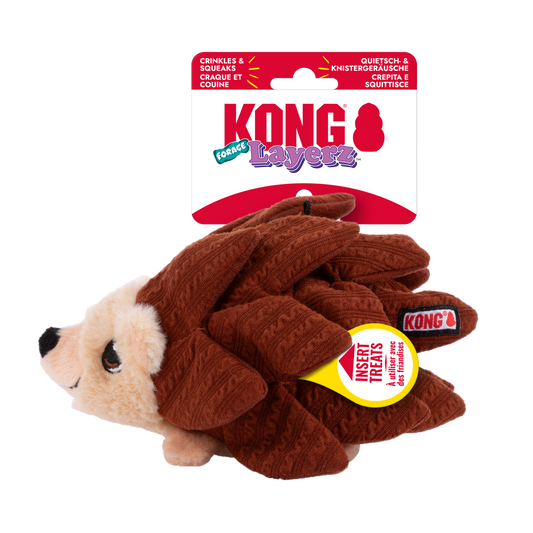 KONG Layerz Forage Hedgehog Md - UK9 Petcare