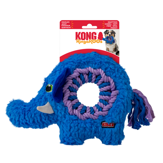 KONG Ringaroos Elephant Md EU - UK9 Petcare