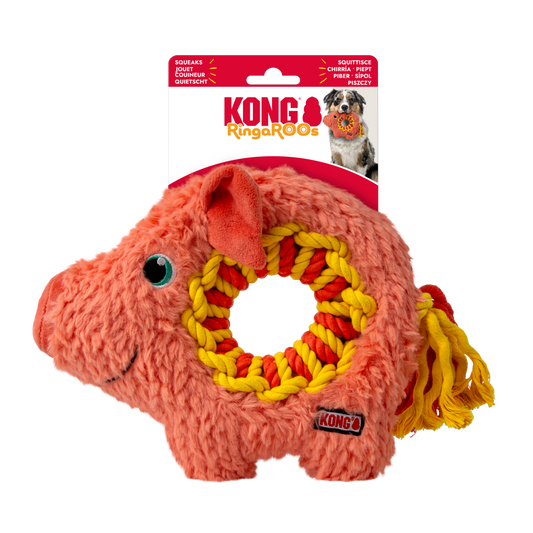 KONG Ringaroos Pig Md EU - UK9 Petcare