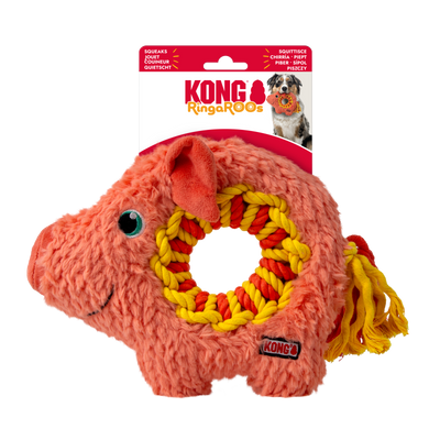 KONG Ringaroos Pig Md EU - UK9 Petcare