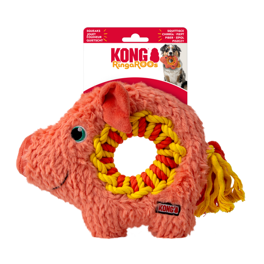 KONG Ringaroos Pig Md EU - UK9 Petcare
