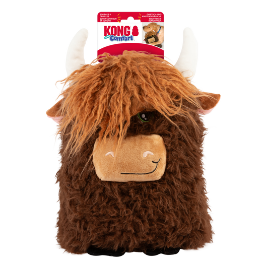 KONG Comfort Jumbo Highland Cow Assorted XL - UK9 Petcare