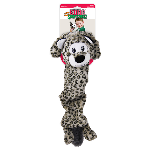 KONG Stretchezz Jumbo Snow Leopard X-Large - UK9 Petcare