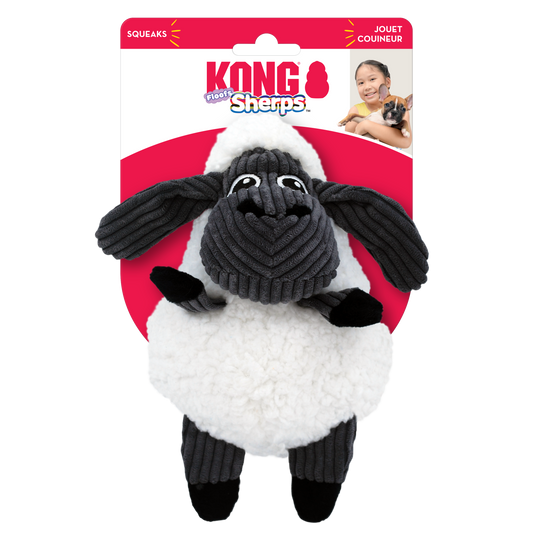 KONG Sherps Floofs Sheep Md Mar - UK9 Petcare