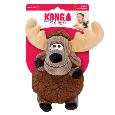 KONG Sherps Floofs Moose Md Mar - UK9 Petcare