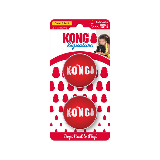 KONG Signature Balls 2-pk Small - UK9 Petcare