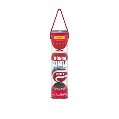 KONG Signature Balls 4-pk Assorted Smm Jan - UK9 Petcare