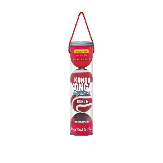 KONG Signature Balls 4-pk Assorted Smm Jan - UK9 Petcare