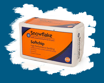 Snowflake Softchip Horse Bedding, 20kg Bale