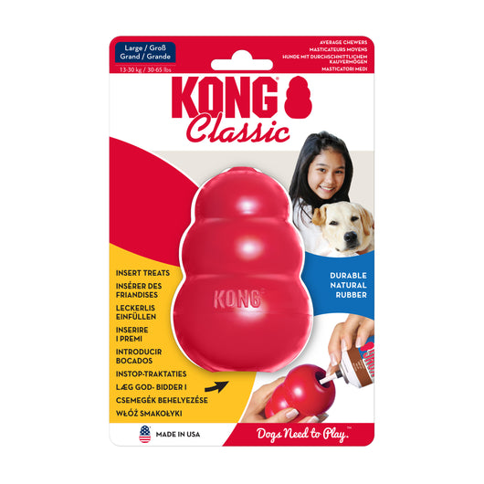 KONG Classic Large (10cm) Red — packaging