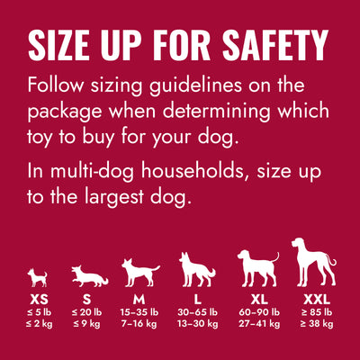 KONG Classic Medium (8.5cm) Red — size up for safety