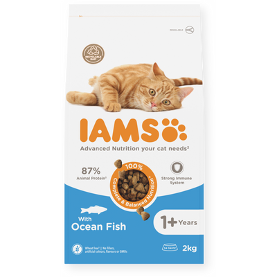 IAMS Advanced Nutrition Adult Cat Food with Ocean Fish, 2kg