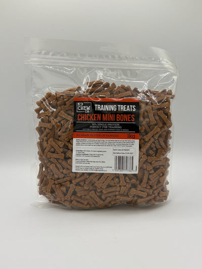 K9 Chew Co Pick n Mix Chicken Mini Bone Training Treats, 1kg