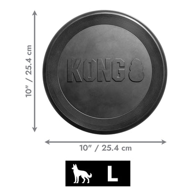 KONG Flyer Extreme Large Black — dimensions
