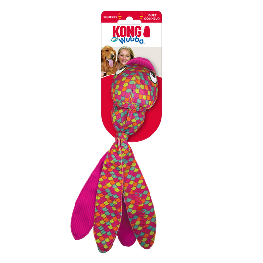 KONG Wubba Finz Pink Small - UK9 Petcare