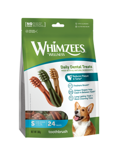 Whimzees Toothbrush Small 24 Pack
