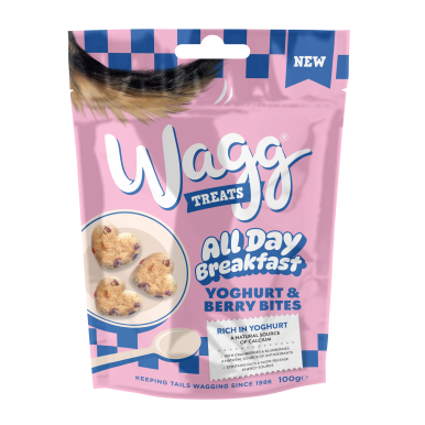 Wagg All Day Breakfast Yoghurt & Berries Treats 100g x 7 Wagg