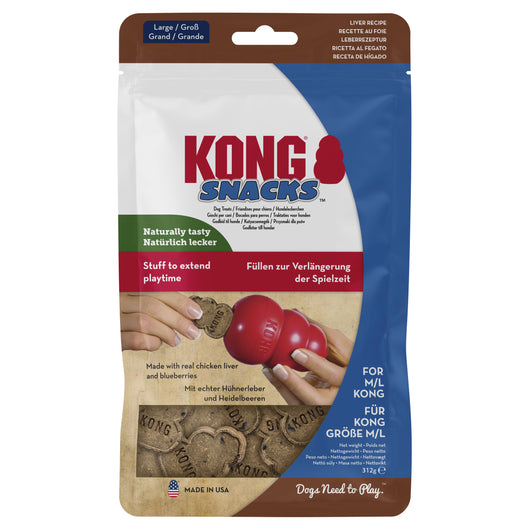 KONG Snacks Liver Large 300g — packaging