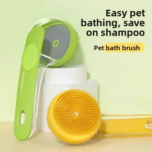 Dog Shampoo & Bath Brush Teamdrop