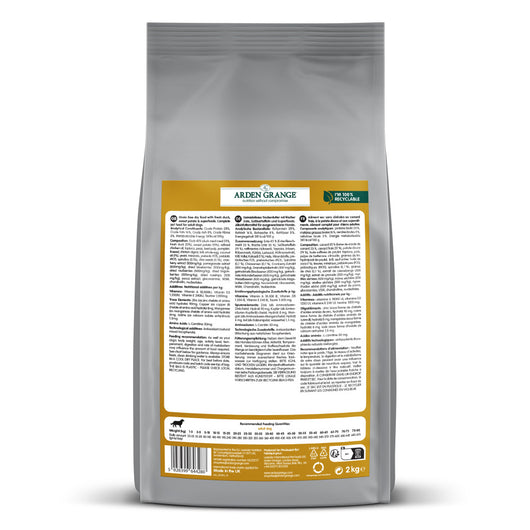 Arden Grange Grain Free Adult Dog Duck & Superfoods, 2kg
