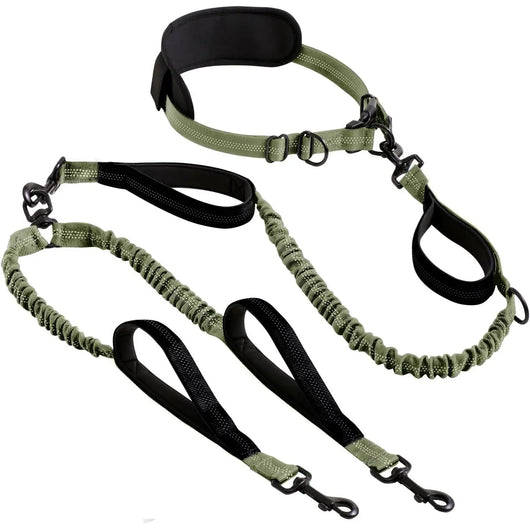 Dual Retractable Dog Lead (Two Dogs) Teamdrop