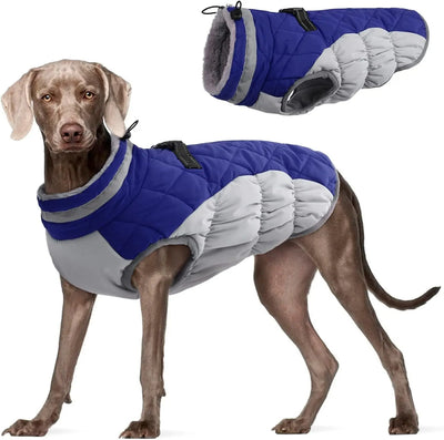 Windproof Fleece-Lined Dog Coat Teamdrop