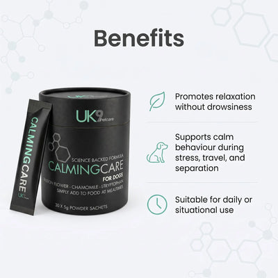 UK9 CalmingCare — Daily Calm Support Sachets (30) UK9 Petcare