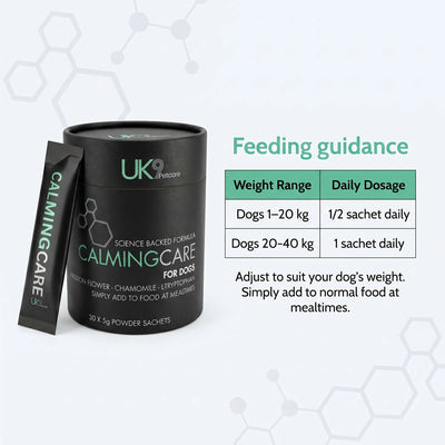 UK9 CalmingCare — Daily Calm Support Sachets (30) UK9 Petcare