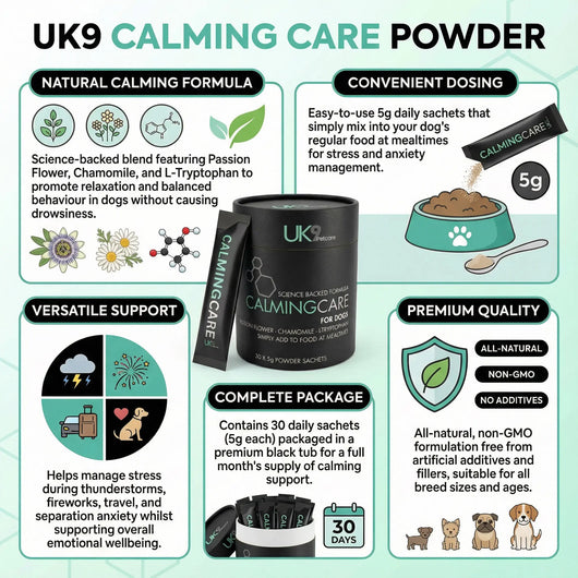 UK9 CalmingCare — Daily Calm Support Sachets (30) UK9 Petcare