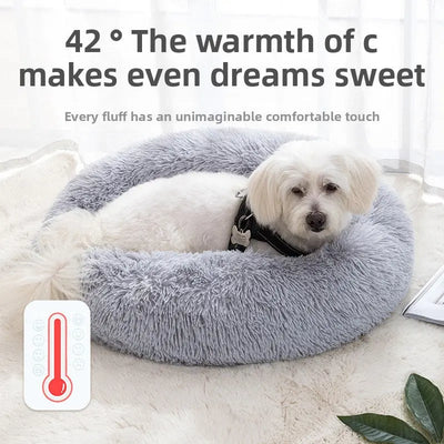 Calming Donut Dog Bed Teamdrop