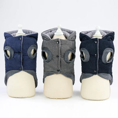 Two-Layer Cotton Dog Coat Teamdrop