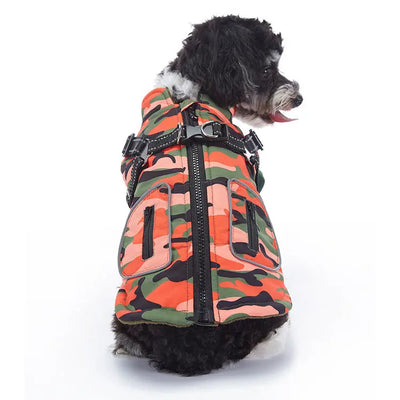 Reflective Waterproof Dog Coat (Fleece-Lined) Teamdrop