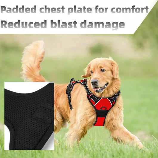 Reflective Dog Harness Vest Teamdrop